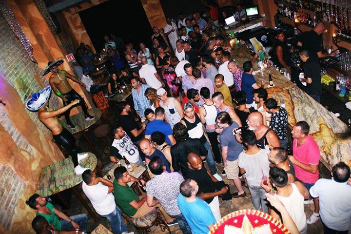 la Noche gay bar in Vallarta in April 2016 - the party is about to begin.